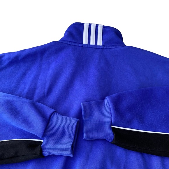 90s Adidas Soccer Tracksuit Jacket Vintage Streetwear Sweatshirt Set Blue y2k - Picture 9 of 9